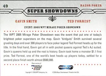 2006 Razor Poker #49 Gavin Smith / Ted Forrest Back